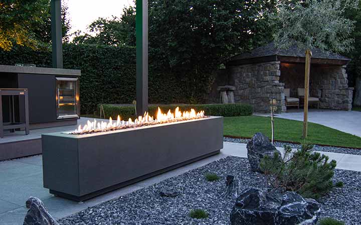 Feuerelemente outdoor und indoor LE Firebox