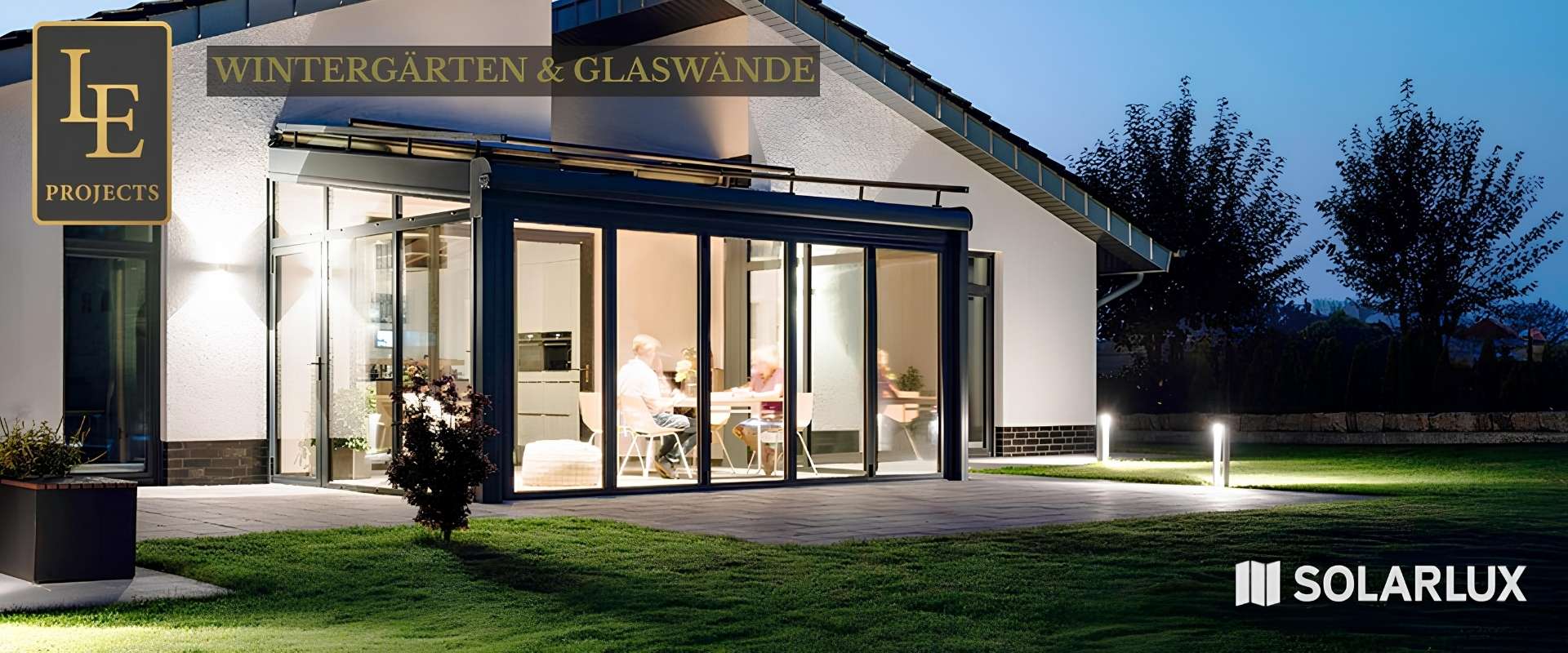 LE Projects - Solarlux Wintergärten & Glasfaltelemente