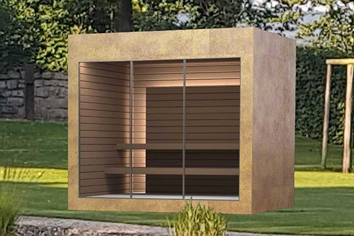 Gartensauna Modern 01