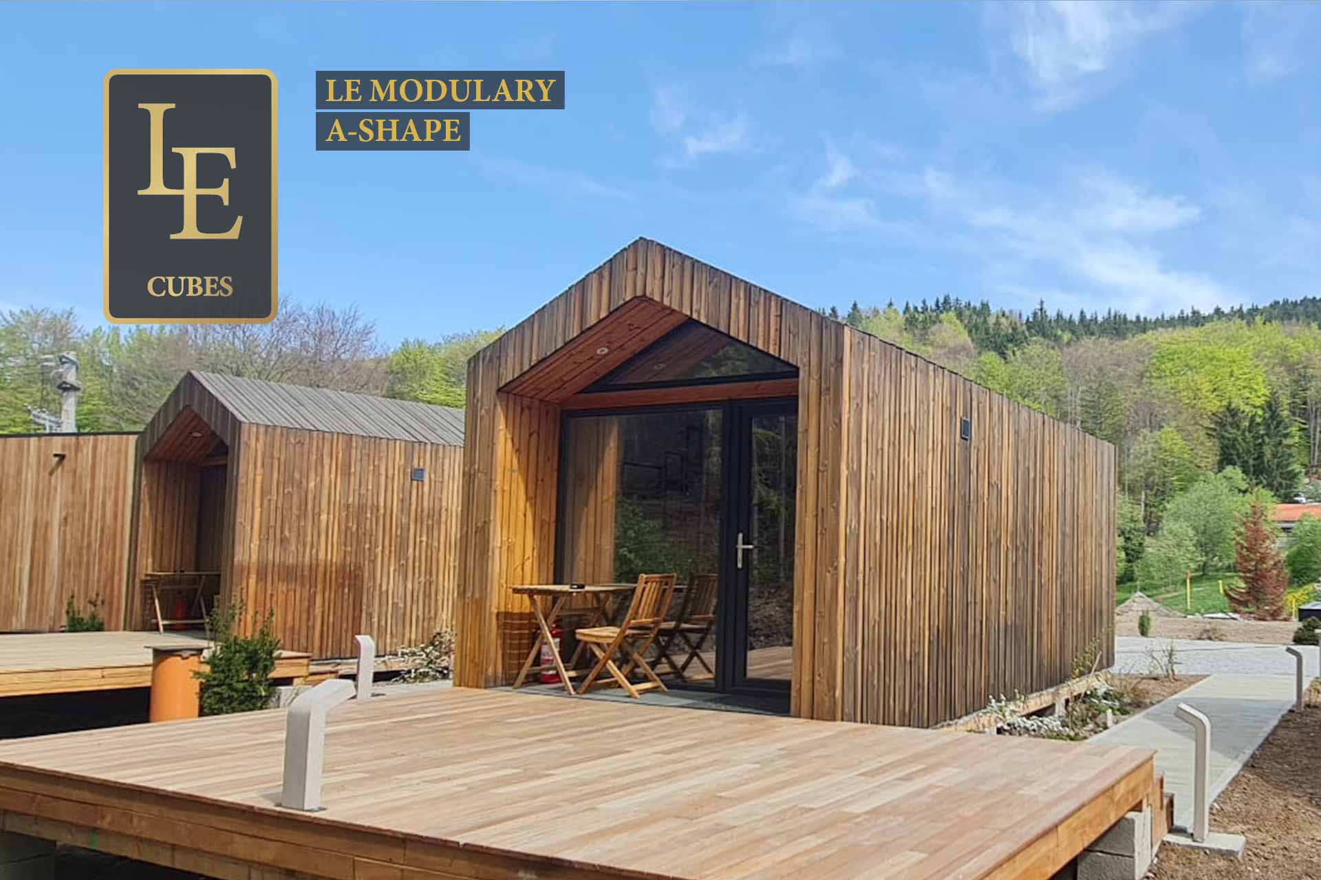 LE Holzrahmenbauweise - LE Modulary A-Shape