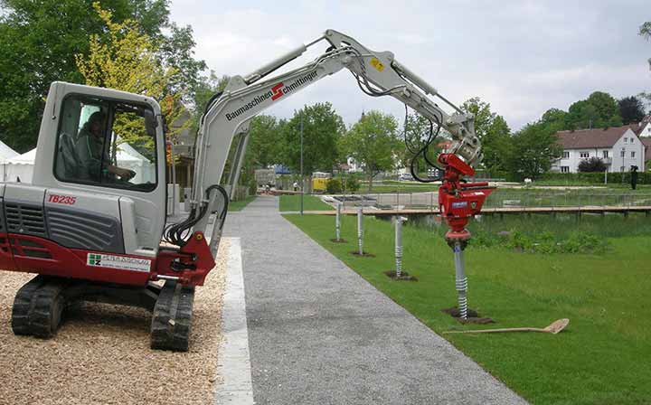 Erdschraubanker - Fundamentlösung ohne Beton