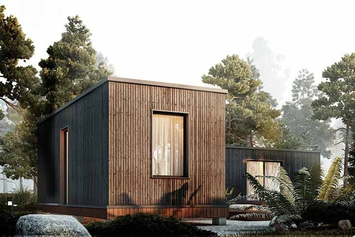 Visualisierung: Palladium Calma &ndash; Terrassenseite