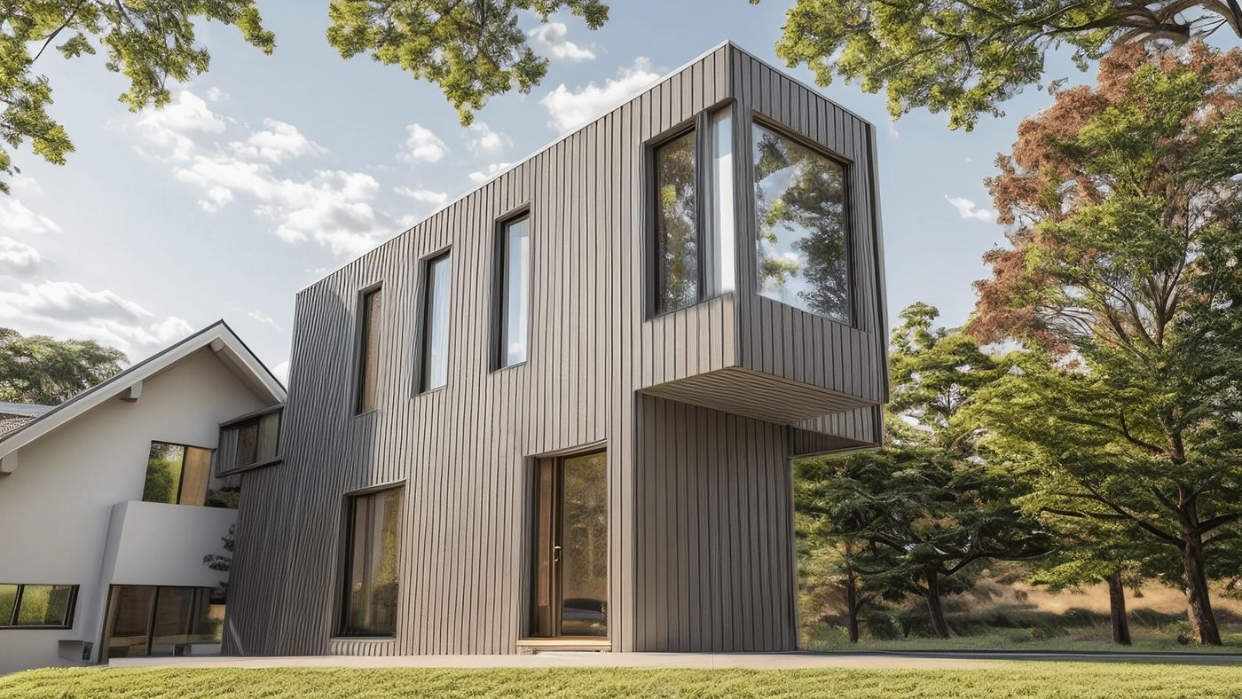 Visualisierung: Palladium MaxOffice – Auskragung