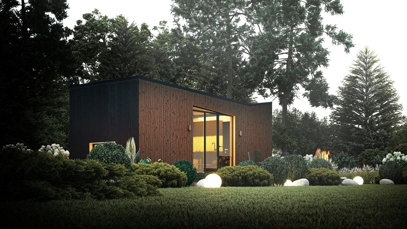 Visualisierung: Palladium Mini Nest – Abends
