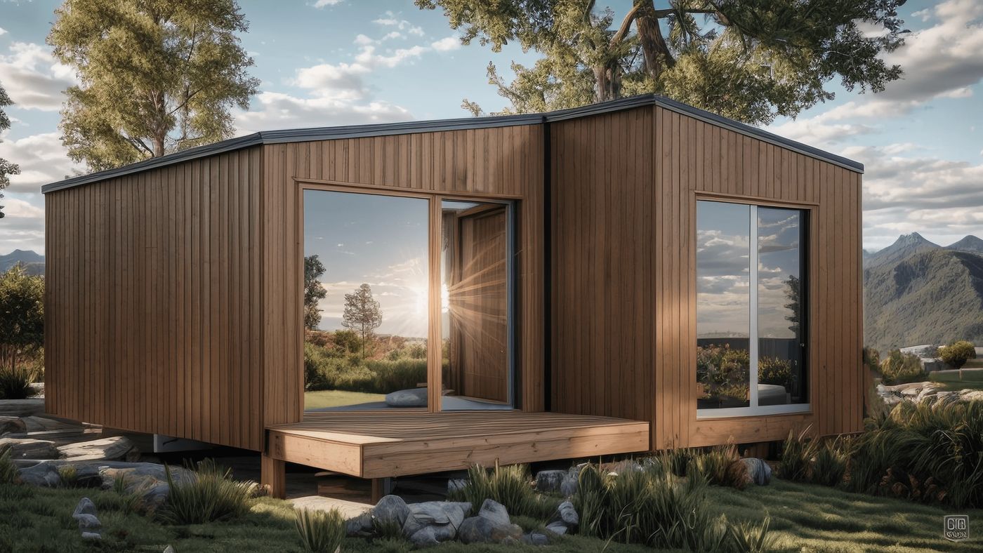 Visualisierung: Palladium Mini Vibe – Terrassenseite
