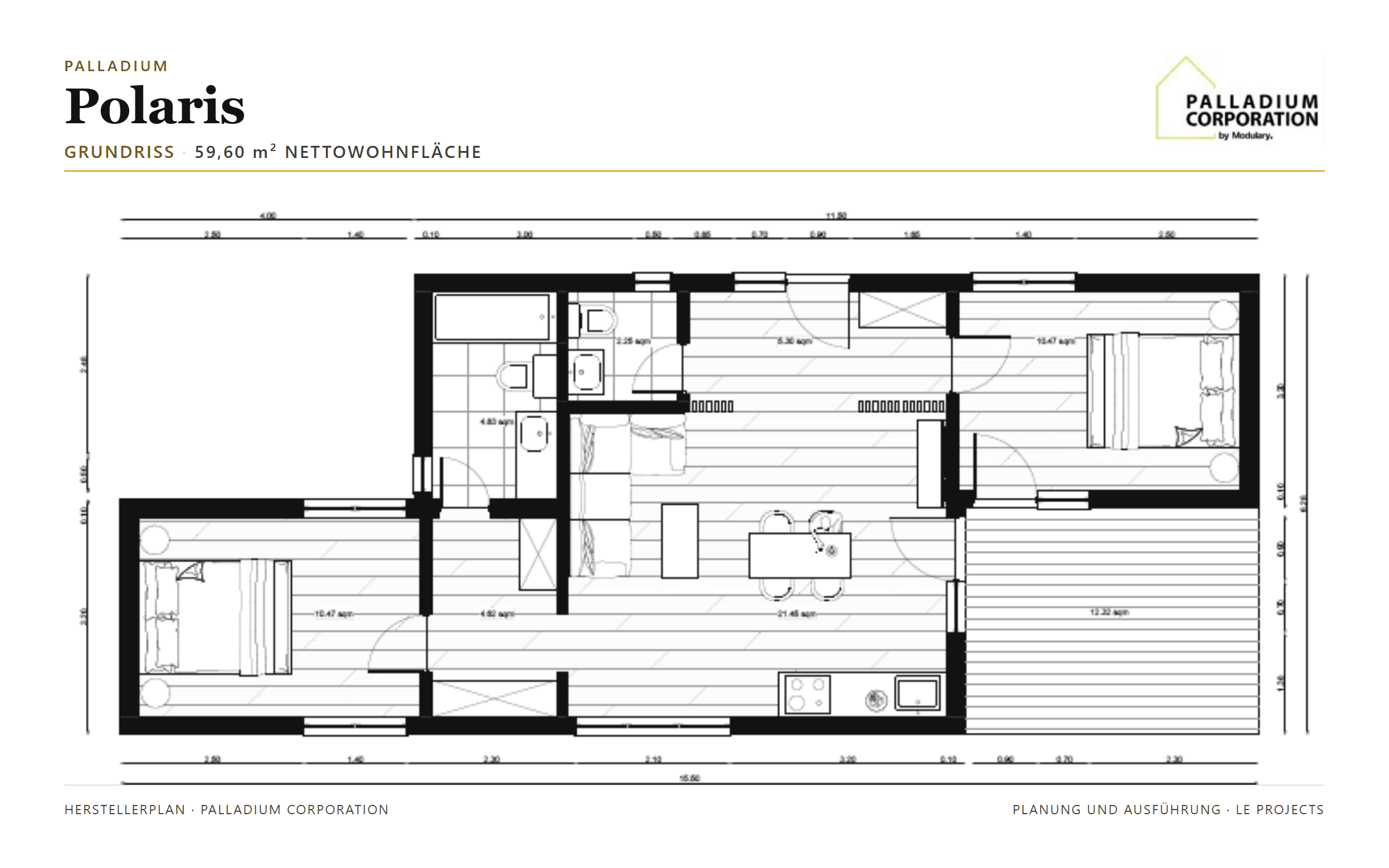 Palladium Polaris &ndash; Grundriss, Planblatt