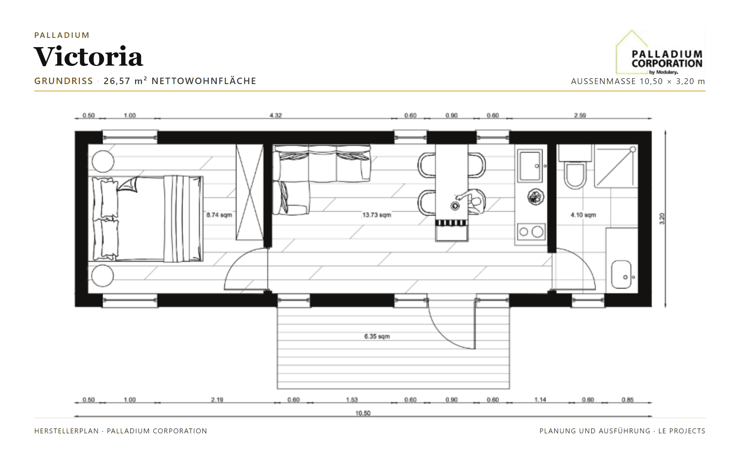 Palladium Victoria &ndash; Grundriss, Planblatt