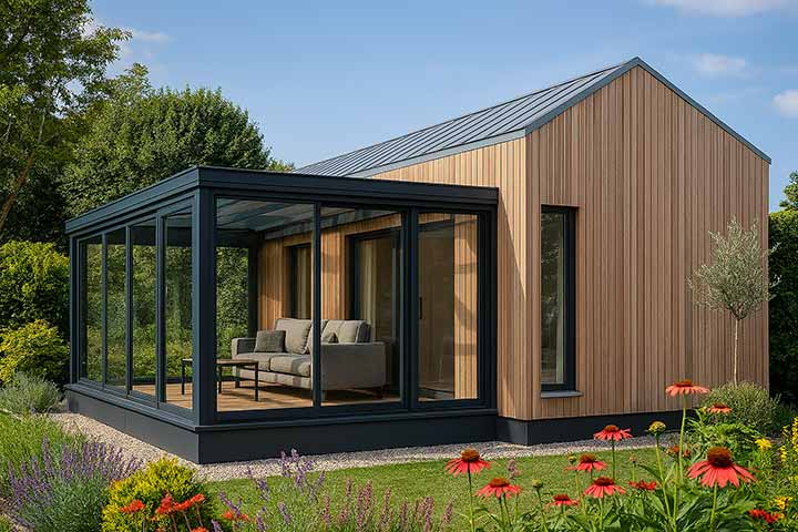 Wintergarten Lamellendach Tinyhaus 04