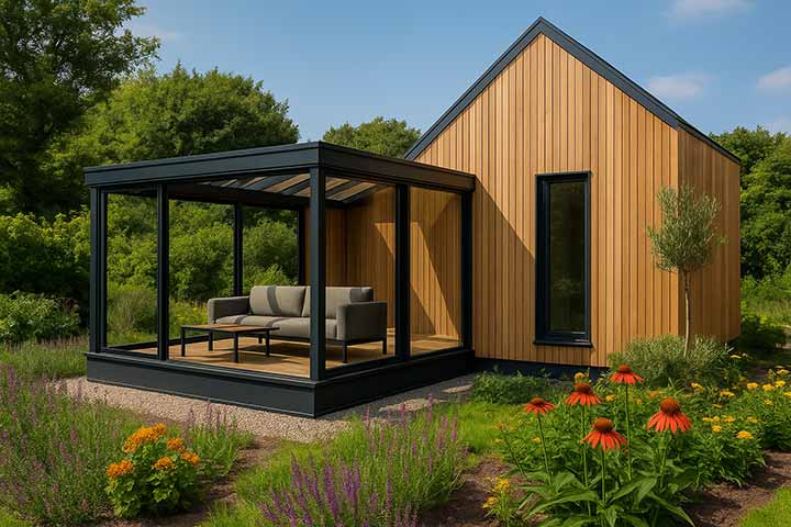 Wintergarten Lamellendach Tinyhaus 06