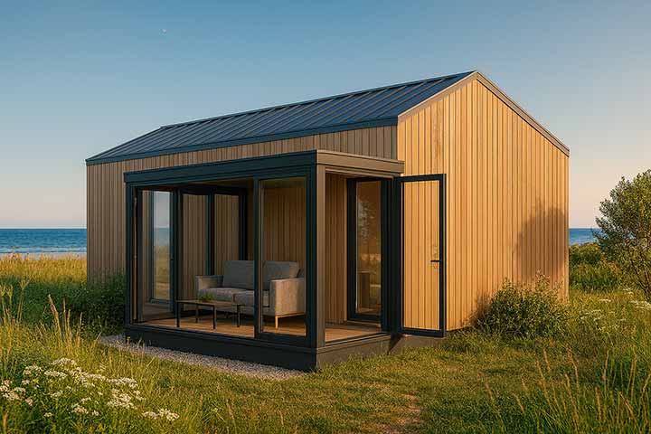 Wintergarten Lamellendach Tinyhaus 11