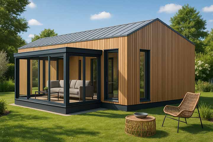 Wintergarten Lamellendach Tinyhaus 12