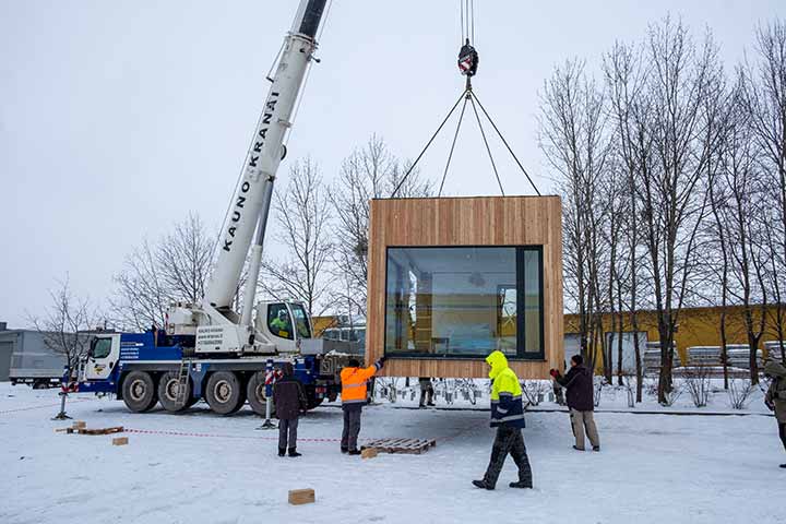 Montage LE Modulhaus