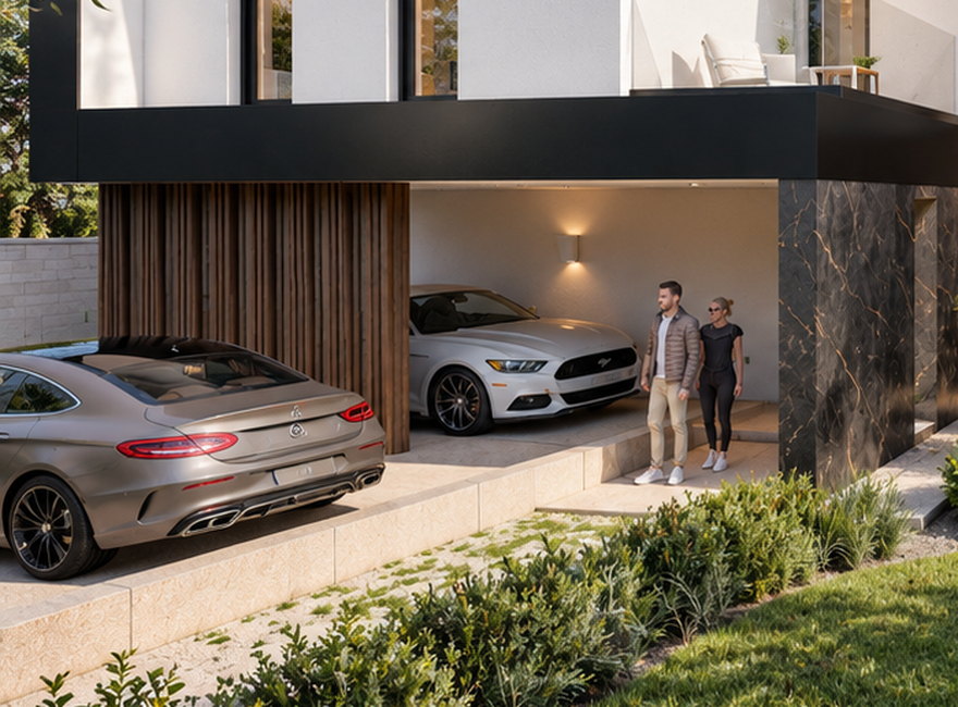 Garage und Technik – Palladium Villa 906